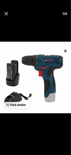 Bosch GSR120-LI Professional 12V Cordless Drill-Driver Combo Set, Multi-Function Power Tool with Hand Drill for Home Use