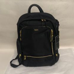 TUMI VOYAGEUR Celina Backpack Black/Gold