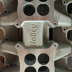 Holley 300-120 LS Dual Carburetor Intake Manifold