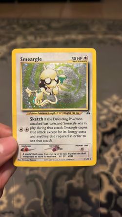 Smeagle holo Pokemon card