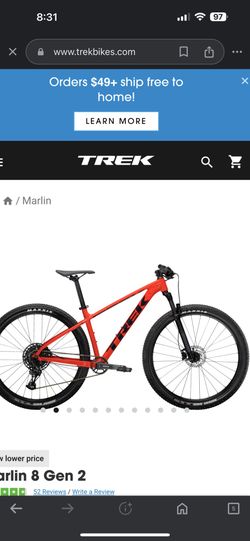 BRAND NEW TREK MARLIN 8 RED XL $1100.00. GILROY
