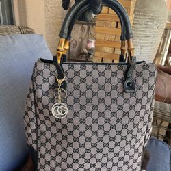 Gucci Bamboo Tote Bag