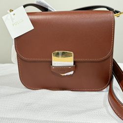 FOSSIL BROWN LENNOX SMALL(new)