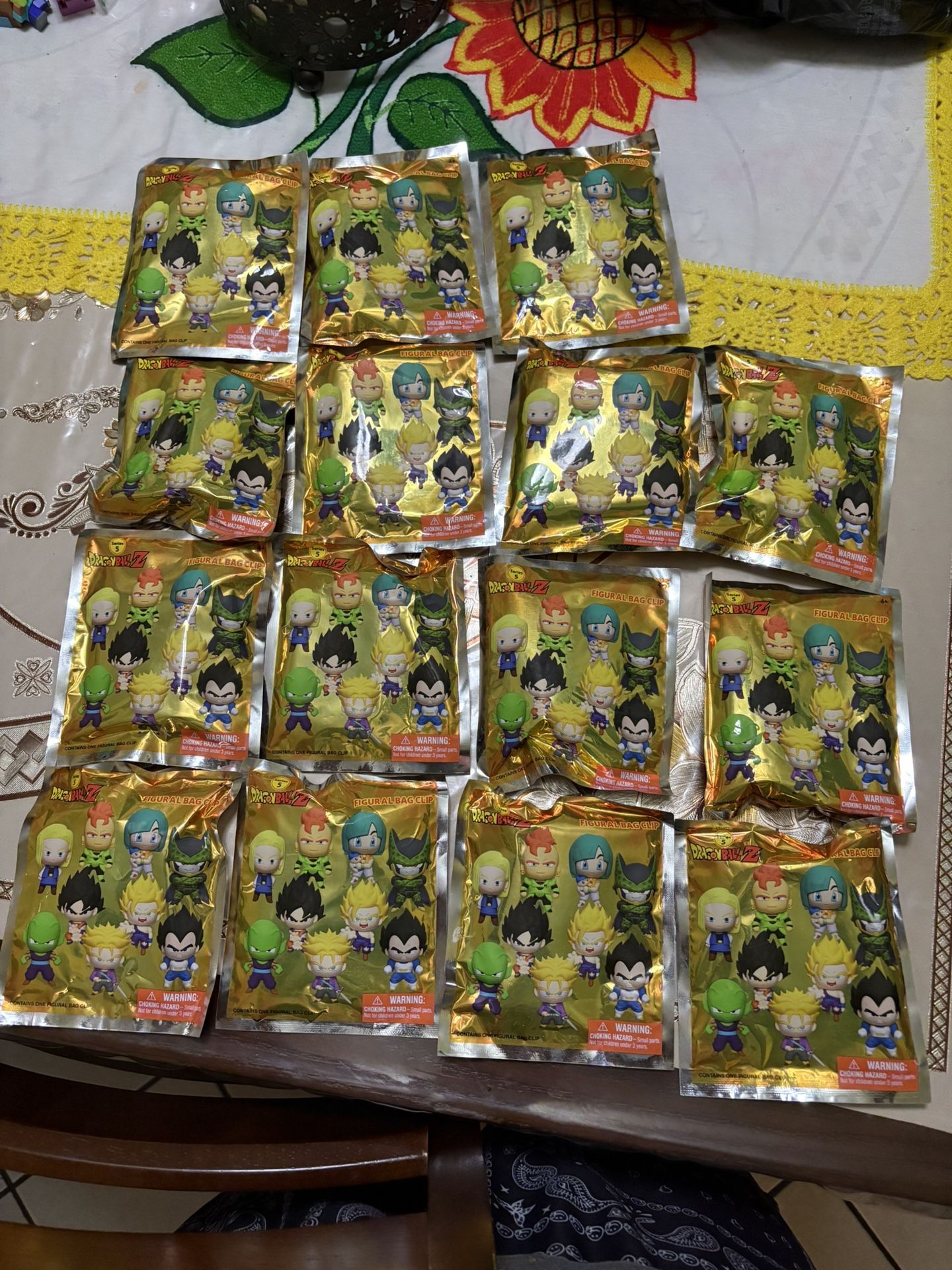 Sealed Mystery Figural Bag Clips
