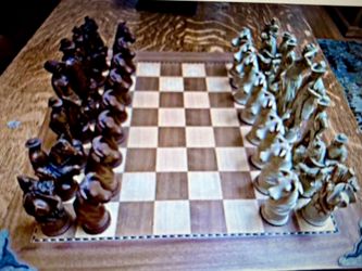 Rare Vintage Berkeley Square Chess Set