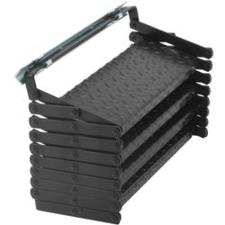 Brophy Camper Scissor Steps - 4 Steps - Steel - Diamond Tread - 17" Wide - 275 lbs