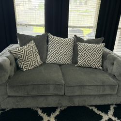 3 Piece Gray Living Room Set