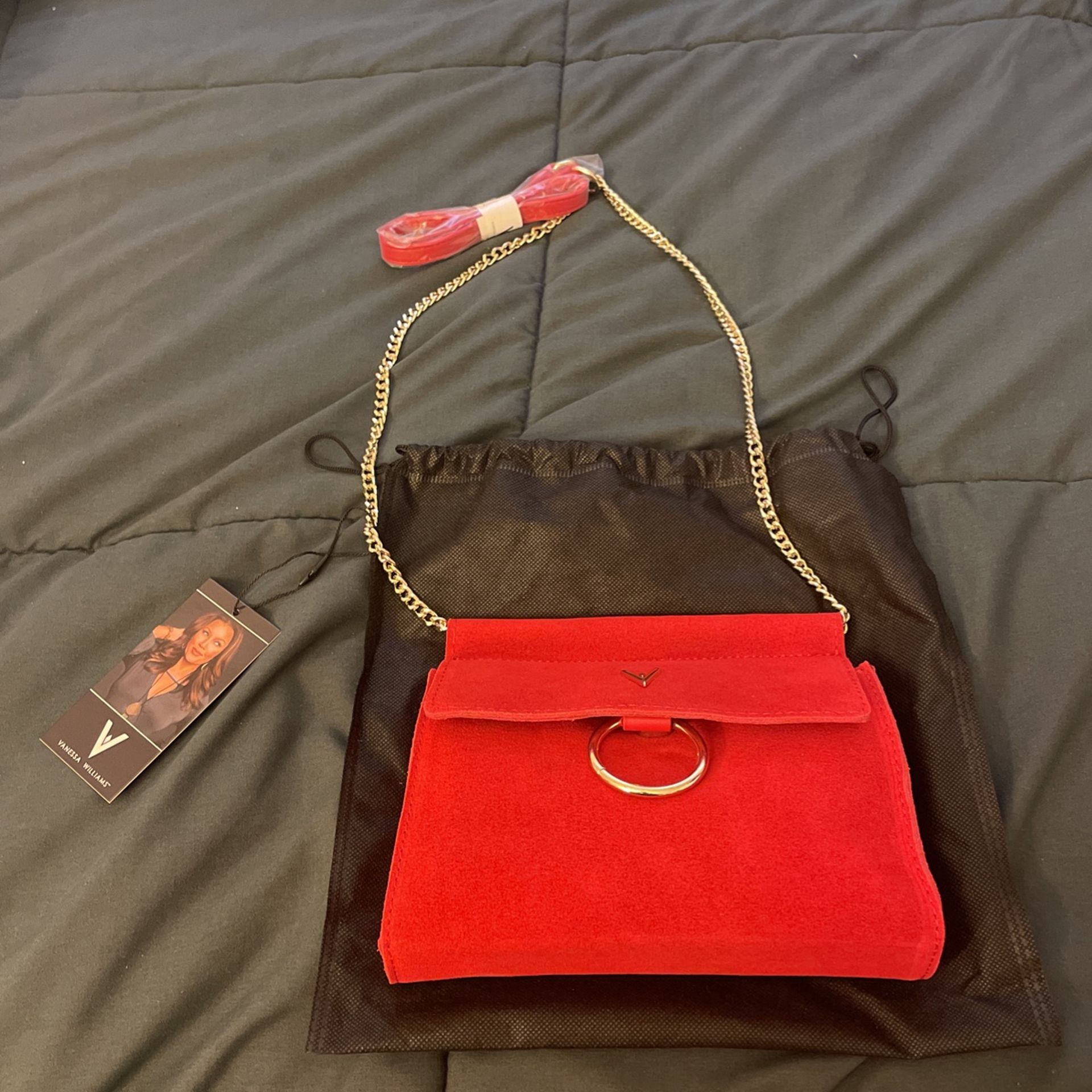 Vanessa Williams Suede Crossbody Bag