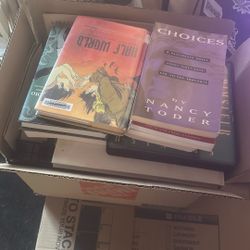 Free Lot Of books! Huge Box 