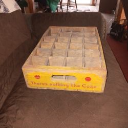 Coca Cola Wooden Crate.
