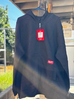 Milwaukee Full-Zip Black Hoodie Sweatshirt