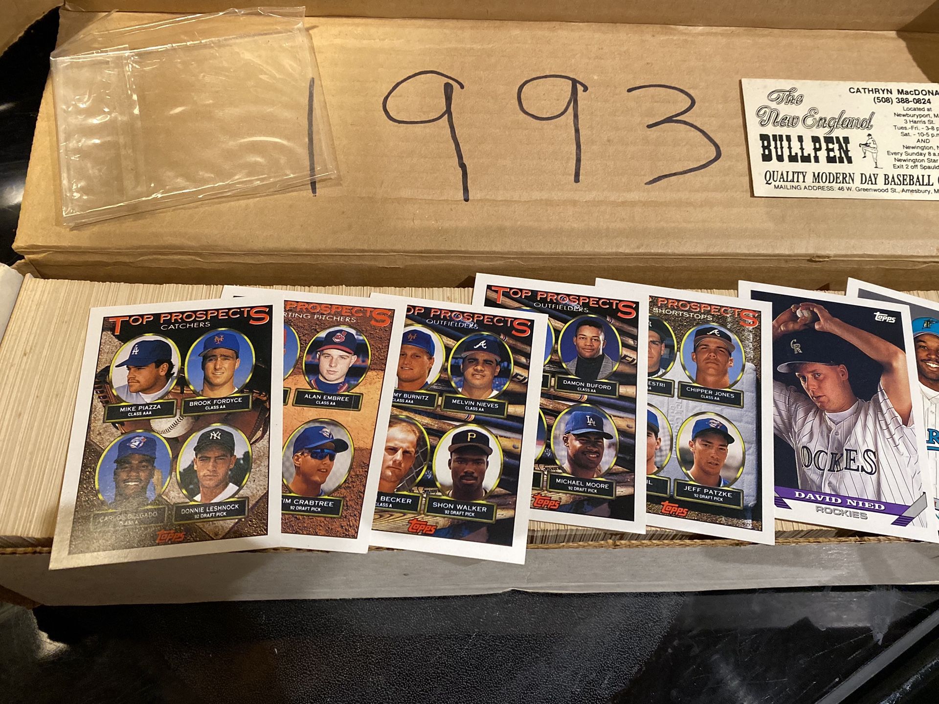 *** TOPPS BASEBALL CARDS 1993 & 1994 COMPLETE SETS COLLECTION !!