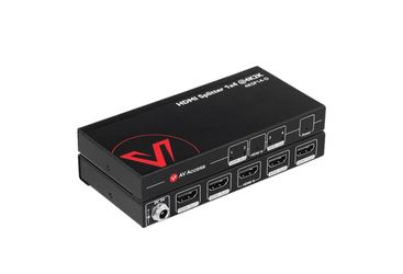 4K HDMI Splitter 1 In 4 Out, 3D, Auto EDID, Highly Quality Threaded Power Supply