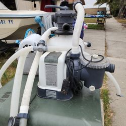 Above Ground Pool w/ Sand filter & Accessories For Trade (Saltwater Fishing Reel)