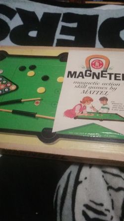 1961 mattel magnetel skill game