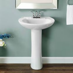 NEW IN BOX Pedestal Sink Combo