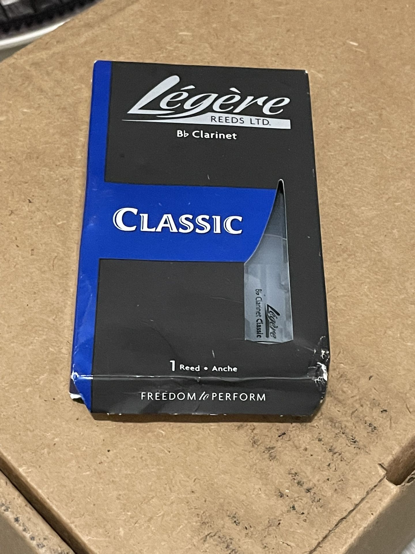 Legere Bb Clarinet Classic Reeds - 1 Reed - new open box 