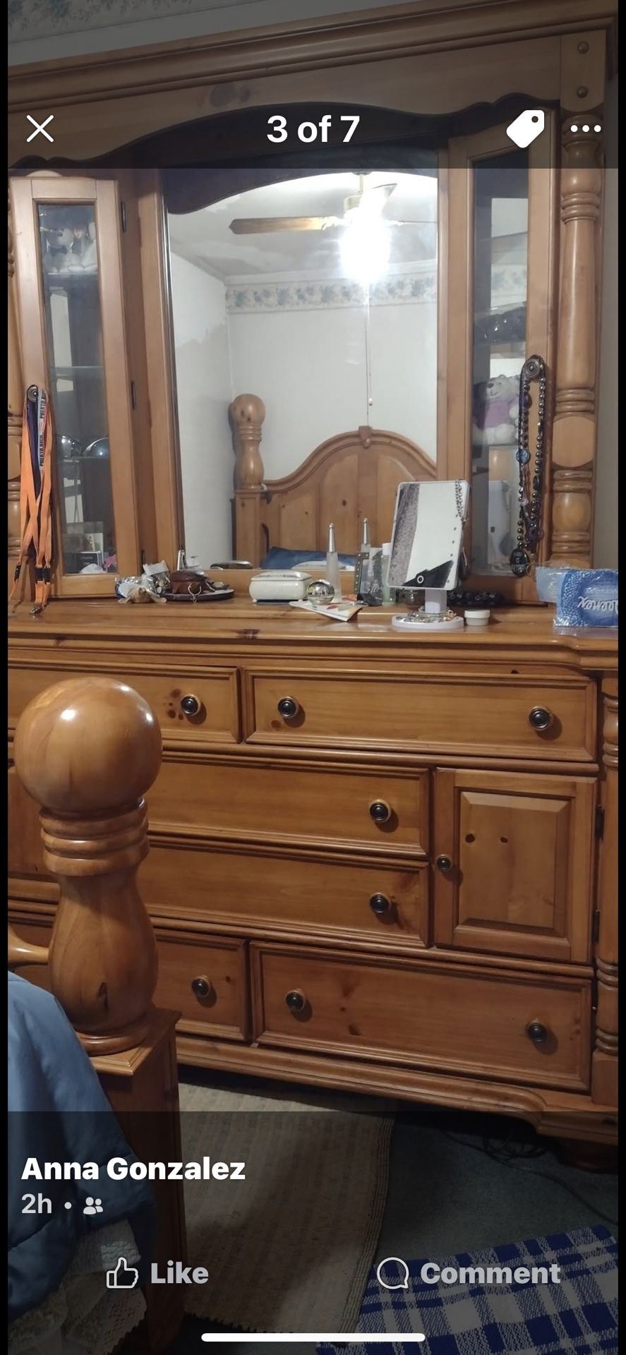 Dress With Hutch Knotted Pine