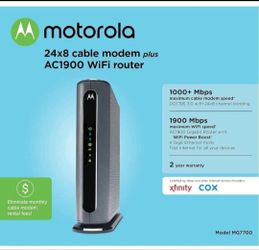 Motorola MG7700 Modem WiFi Router Combo