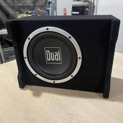 Dual 10” Subwoofer With Shallow Box 