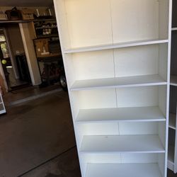 White Bookcase 10X29X67.5 $40 Gilbert And Ray Rd. Check All Pics And Offers.