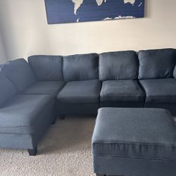 Convertible Sectional Sofa L Shape Couch 