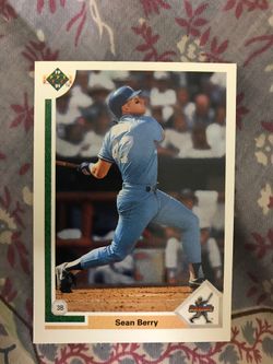 Sean berry Upper Deck star rookie card