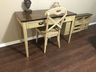 Desk, Chair, 2 Shelfs $160