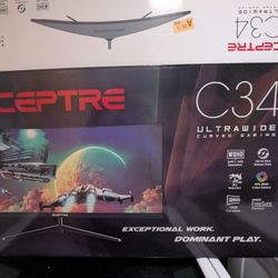 Sceptre 34-inch Ulta Wide Monitor.
