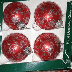 Vintage Glass Christmas Ornaments 
