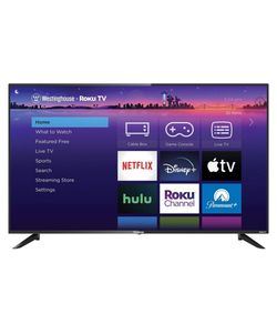 Westinghouse 65" 4K Ultra HD Smart Roku TV with HDR: Google Assistant, Apple Airplay