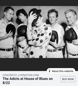 Adicts Concert tickets