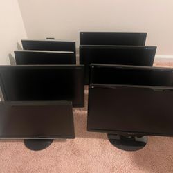 View Sonic, Dell And Samsung Monitors