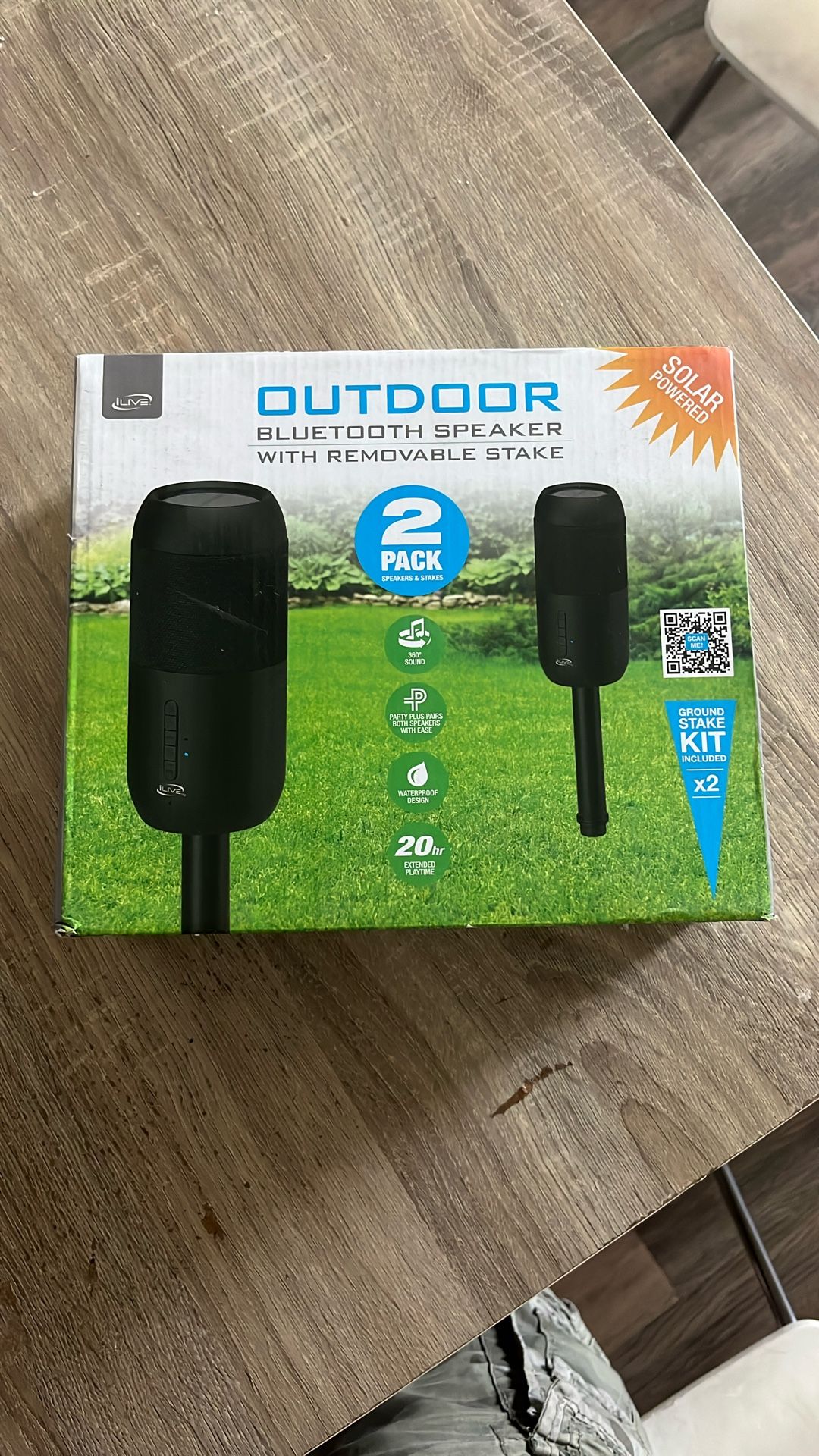2 Outdoor Bluetooth Speakers