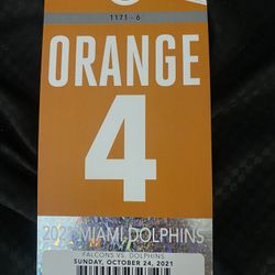 Orange Parking Pass 