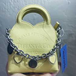 NWT Tiffany & co crossbody bag with charm