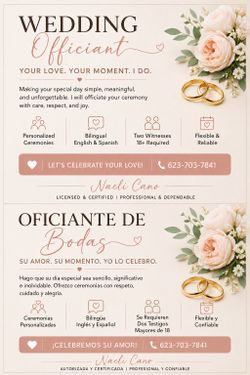 WEDDING OFFICIANT