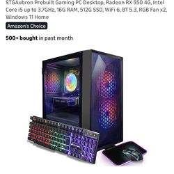 STGAubron Prebuilt PC - Great Starter PC (With Monitor)