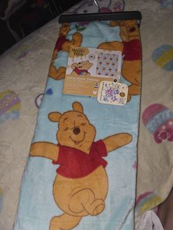 Winnie The Pooh toddler blanket