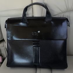 *NEED TO SELL ASAP* Mont Blanc Leather Laptop Bag