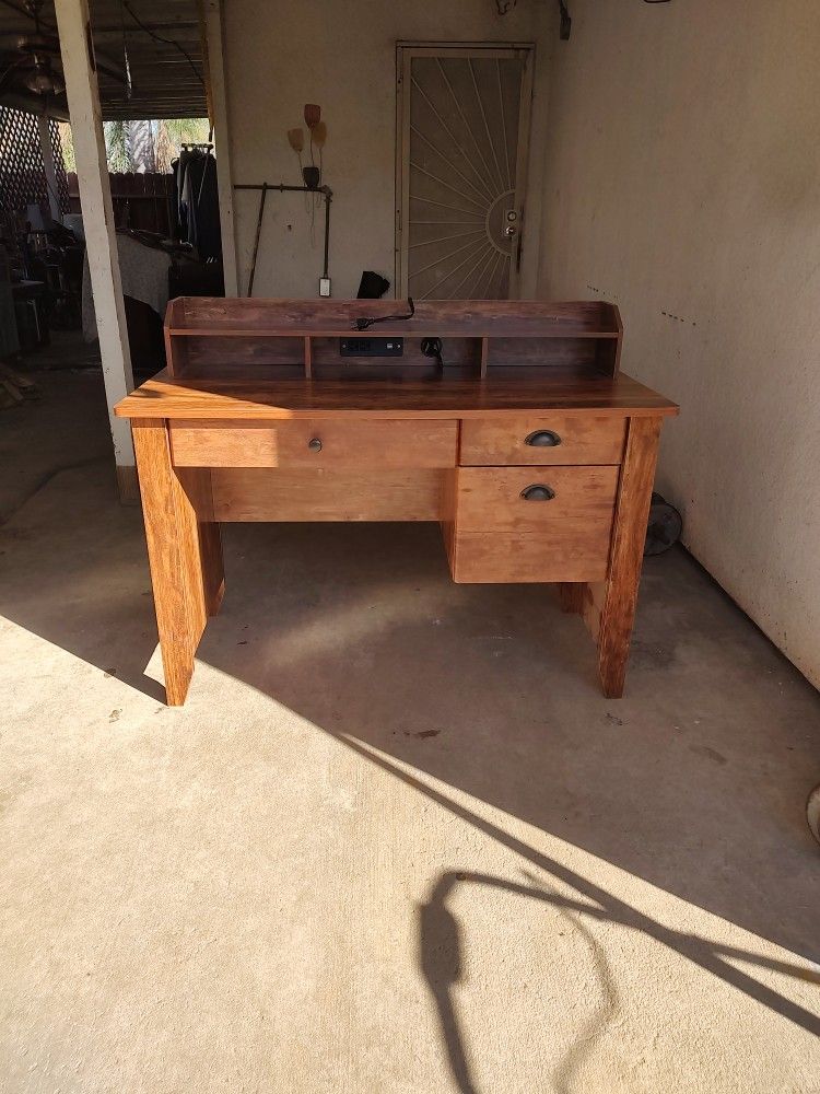 Computer Desk With USB & Outlet