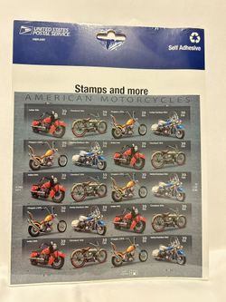 American Motorcycle Stamp Collection