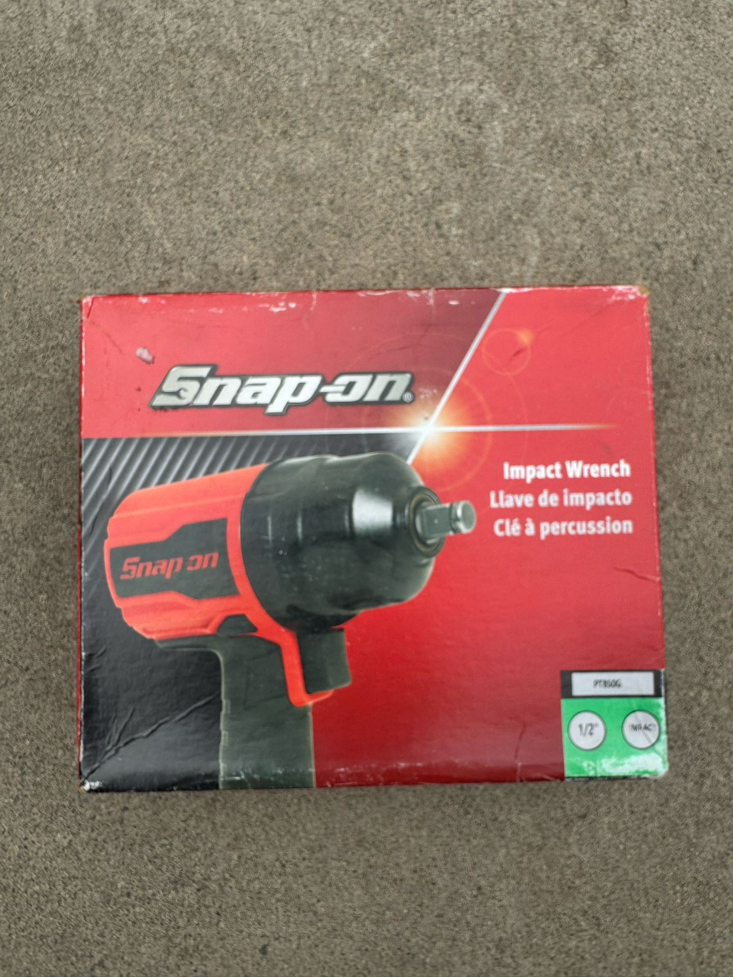 Snap on 1/2” drive air impact wrench (green)