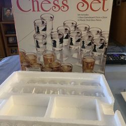 Chess Set With Shot Glasses 