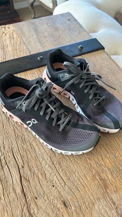 On Running Sneakers Black and Pink