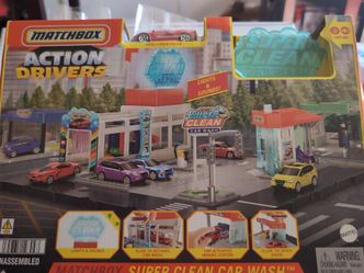 Matchbox Super Clean Car Wash set