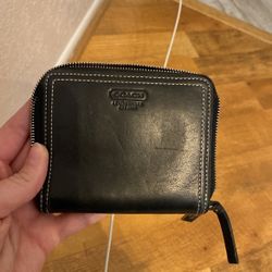 Coach Wallet Used Black