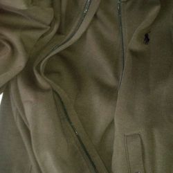 Men's Polo Ralph Lauren Green Fabric Paul Jacket