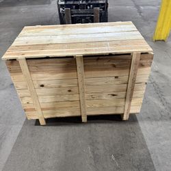 Wooden Storage Box With Cover 42x24x24 Deep