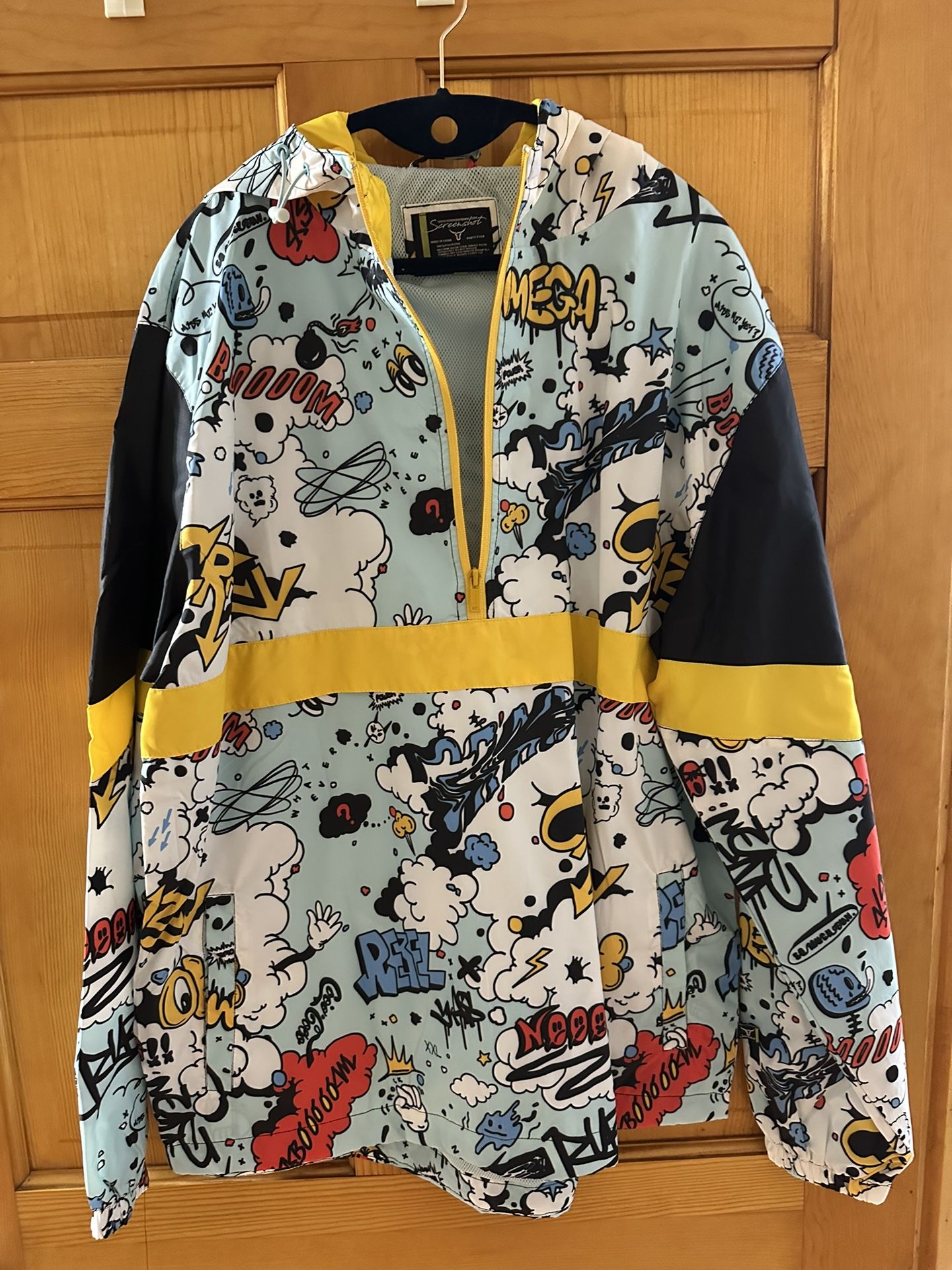 Men’s Windbreaker, Size Large [NEW!]